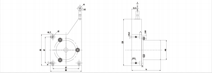 LX120S Car Rope Encoder | 10m Stroke Hydraulic Cylinder Sensor 5 1