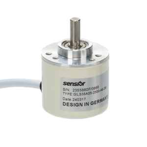 An optical encoder provides accurate position and speed feedback for automated machinery.