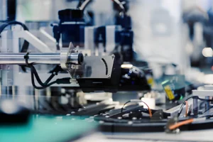 servo motor encoder industrial motion control sensor installed on servo system