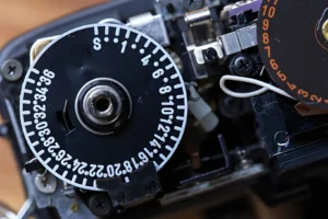 servo motor encoder mounted on CNC machine shaft for precision control